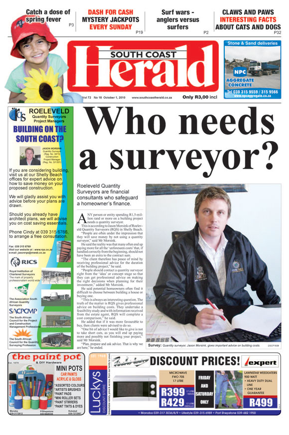 Herald front page